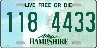 NH license plate 1184433
