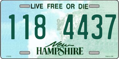 NH license plate 1184437