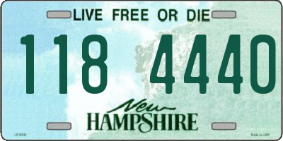 NH license plate 1184440