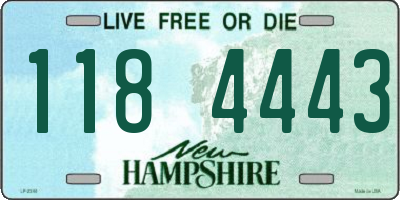 NH license plate 1184443