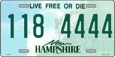 NH license plate 1184444