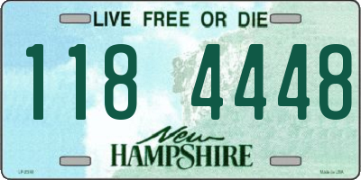 NH license plate 1184448