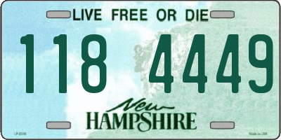 NH license plate 1184449