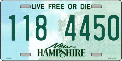 NH license plate 1184450