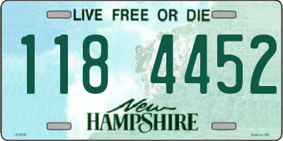 NH license plate 1184452