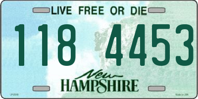 NH license plate 1184453