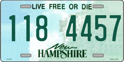 NH license plate 1184457