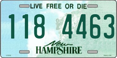 NH license plate 1184463