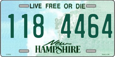 NH license plate 1184464