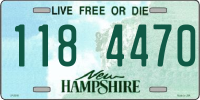 NH license plate 1184470
