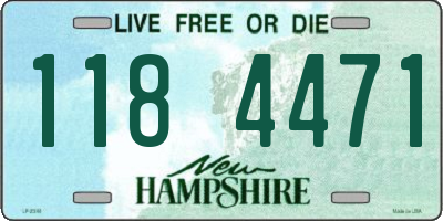 NH license plate 1184471