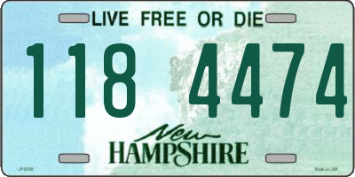 NH license plate 1184474