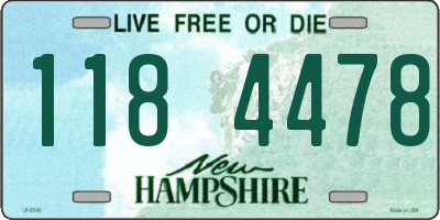 NH license plate 1184478