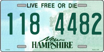 NH license plate 1184482
