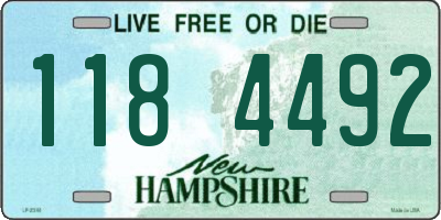 NH license plate 1184492