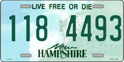NH license plate 1184493