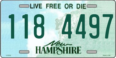 NH license plate 1184497