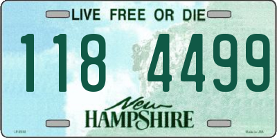 NH license plate 1184499