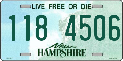 NH license plate 1184506