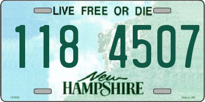 NH license plate 1184507