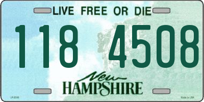 NH license plate 1184508