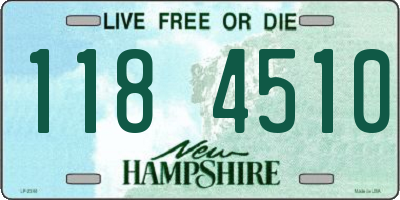 NH license plate 1184510