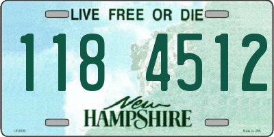 NH license plate 1184512