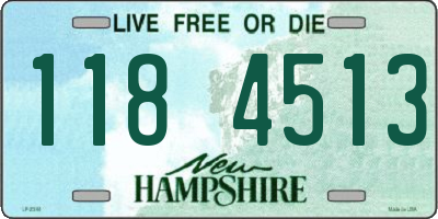 NH license plate 1184513