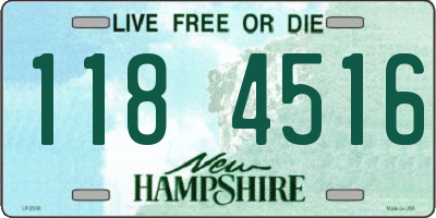 NH license plate 1184516