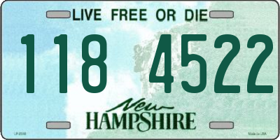 NH license plate 1184522