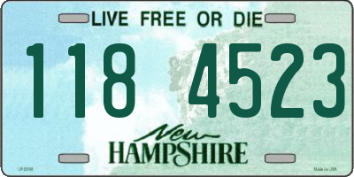 NH license plate 1184523