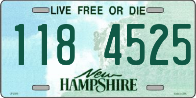 NH license plate 1184525