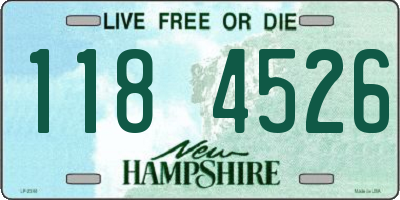NH license plate 1184526