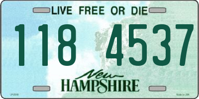 NH license plate 1184537