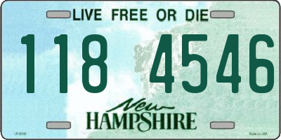 NH license plate 1184546