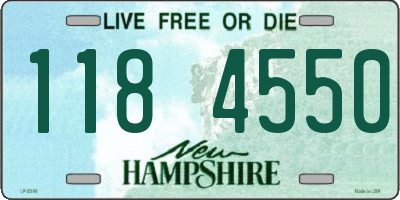 NH license plate 1184550