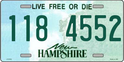 NH license plate 1184552