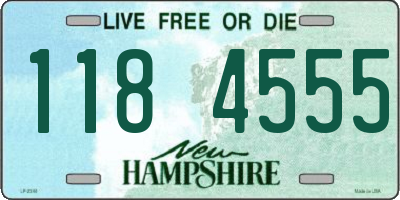 NH license plate 1184555