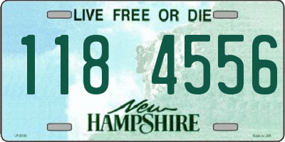 NH license plate 1184556