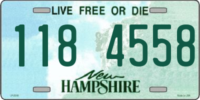 NH license plate 1184558