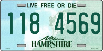 NH license plate 1184569