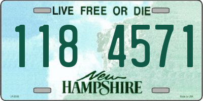 NH license plate 1184571