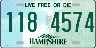 NH license plate 1184574