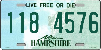 NH license plate 1184576