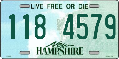 NH license plate 1184579