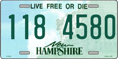 NH license plate 1184580