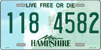 NH license plate 1184582
