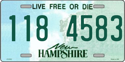 NH license plate 1184583