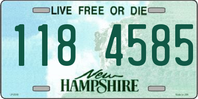 NH license plate 1184585