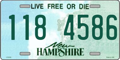 NH license plate 1184586